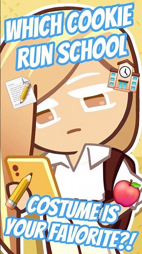 Which Cookie Run School Outfit Is YOUR Favorite?! #Shorts #CookieRun #CookieRunKingdom #CRK #CROB