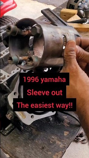 Diy tips- Easiest way to remove cyl sleeve any engine!! #enginerebuilding