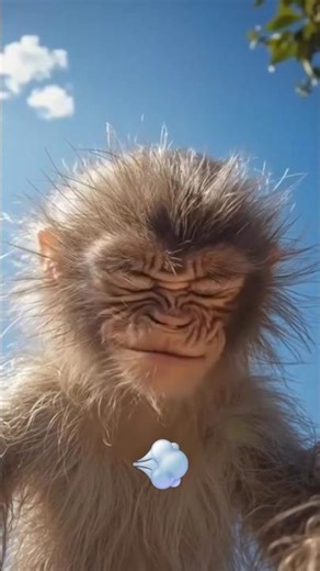 Farting in the Open Air! 😂💨 | Hilarious Monkey Moment | #Shorts