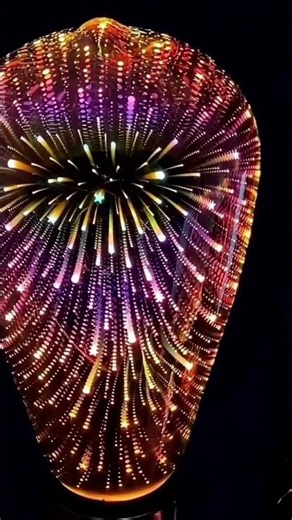 Firework LED Bulb 🎆 | Instant Room Decor #shorts