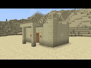 How To Build a Minecraft Desert Village Mason House