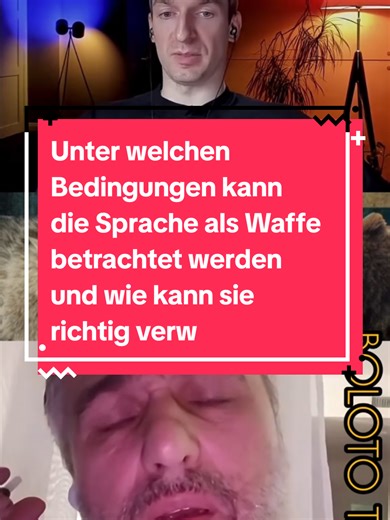 Sprache als Waffe: Nutzung unter bestimmten Bedingungen