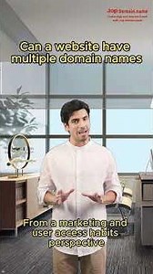 Can a website have multiple domain names #domain