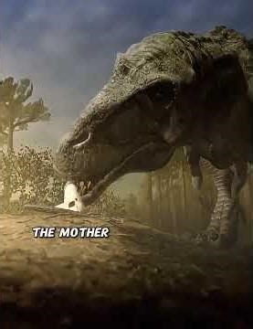 this is a rare video of a t Rex laying eggs. #mammals #animals #dinosaur