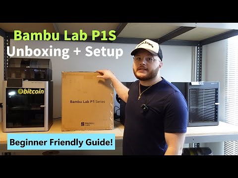 Bambu Lab P1S Unboxing & Setup Made Easy (Step-by-Step Beginner Friendly Guide)