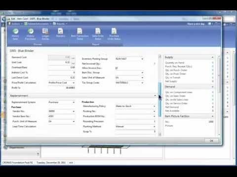 How to use the Requisition Worksheet in Microsoft Dynamics NAV