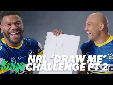 Draw Me Challenge Part 2 | NRL | Kayo