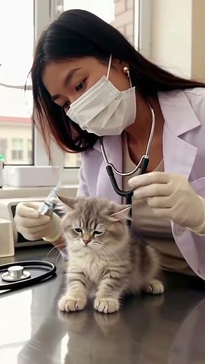 Miracle Vet Moment: Doctor Saves Poorly Cat & Restores Its Joy ❤️🐱