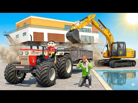 🤩 Franklin Le Gaya Jack House Jcb Se 😭💥 Shinchan Doraemon 🥳 Indian Theft Auto Simulator Game Code 🎯