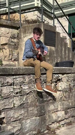 First time ever performing one of my songs in front of an audience. Downtown Eureka Springs will forever be imprinted in my memory as one of my very first public performances!!! Thank you all for the love and support. Definitely will be trying to get to play out in the open more often than not!! #ArkansasDiamond #dylangossett #zachbryan