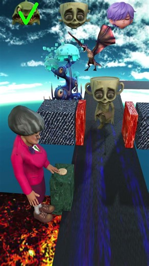 Scary teacher vs Kpop demon hunter àn brainrot character #brainrot #funny