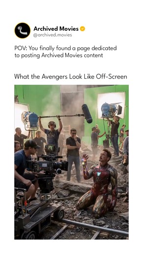 Archived Movies on Instagram: "Follow (us) @archived.movies to see the most awesome movies content everyday Behind the scenes of The Avengers, the film felt less like a polished superhero epic and more like a massive, carefully choreographed experiment. Actors often performed on partially built sets surrounded by green screens, imagining alien invasions and collapsing cities that would only exist months later in post-production. Mark Ruffalo frequently acted out Hulk’s movements in motion-captur