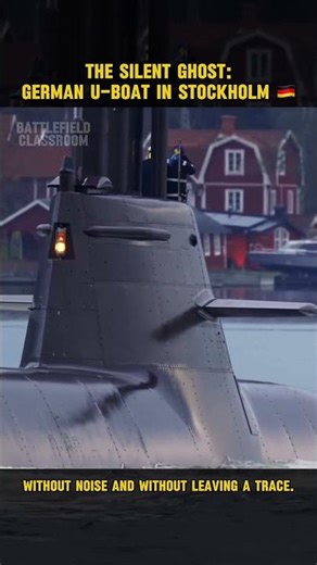 The Silent Ghost German U Boat in Stockholm 🇩🇪 #military #militaryshorts