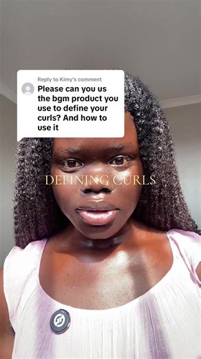 Replying to @Kimy You can easily define your curls with the @BGM NATURALS Curl Envy