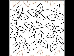 Meandering Jasmine Pantograph - Urban Elementz