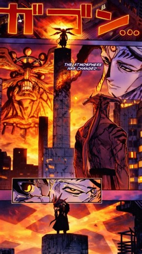 V I N T A G E 🌪️ on Instagram: "Jujutsu Kaisen Modulo Chapter 18 intensifies sibling rivalries and Shikigami clashes. Tsurugi fuses with Rika's full manifestation via his ring, gaining infinite cursed energy, weapon storage, and Copy technique to overpower brother Maru despite Heavenly Restriction. Tsurugi apologizes but vows victory with Rico (Sarika), as Maru's vines fail against the fused might.Shifting to Dborah (Dabura) vs. Mahoraga (Yuka's summon), the Shikigami adapts to his light-based