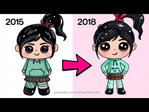 How to Draw Vanellope NEW | Ralph Breaks the Internet
