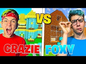 CASA di CRAZIE VS CASA di FOXY su MINECRAFT!!