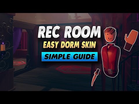 Rec Room Dorm Skin Tutorial EASY - Simple Guide