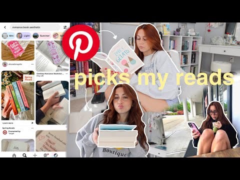 pinterest chooses my reads for a week! 📱🩵