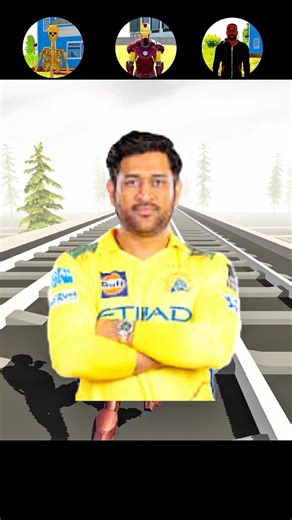 🤯 KON SA CHARACTER EK HI JUMP ME MS DHONI... 🤔 INDIAN BIKE DRAVING 3D | #shorts #viral #funny