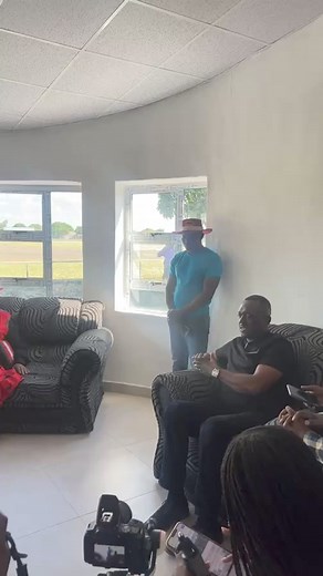 Hon Garry Nkombo arrives for Kuomboka Ceremony and briefs with Senior Chief Dr Akashambatwa Mbikusita Lewanika | Zambia Tourism