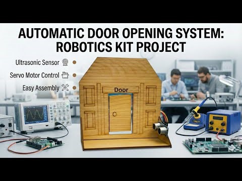 How to Make Automatic Door Opening System | Arduino Robotics Kit Project | School Science Project