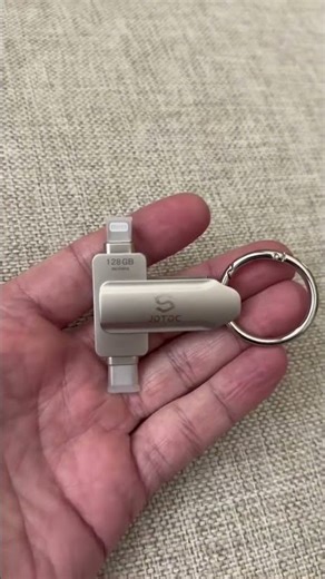 Your iPhone's Physical iCloud: REAL Space & Official MFi Chip.#jsljdtdc#giftideas#usbdrive