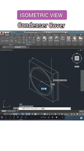 AutoCAD Isometric View Exercises-1 | Isometric Drawing Tutorial