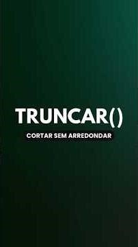 ARRED vs TRUNCAR: Como remover casas decimais no Excel do JEITO CERTO! 🚀📈