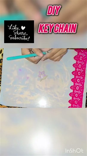 MAKE your own ADORABLE clay star key chain today! #diy