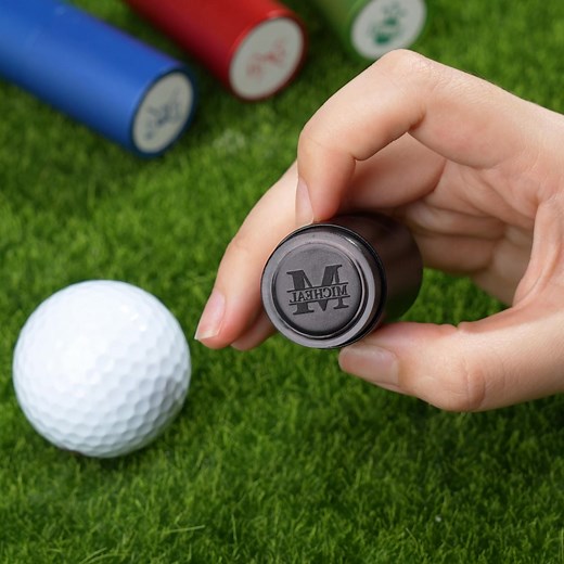 Perfect Gift for Golfers! Personalized Monogrammed Initial Golf Balls—multicolor stamp, add their name. Great for club competitions, souvenirs, birthdays, or gifting golf lovers. 🎉⛳ | Callie Gifts
