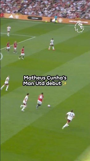 Matheus Cunha's SKILLS on Man Utd debut ✨