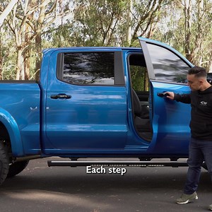 ⚡️ Take your truck to the next level!  Get 2-year warranty, plug & play wiring harness, and LED lights with ORI Electric Steps. American Truck Specialist  for Chevrolet, RAM, Ford, Toyota and more!  Visit www.offroadindustries.com.au or call ☎️ 0483 930 639. | Offroad Industries 4x4 | Facebook