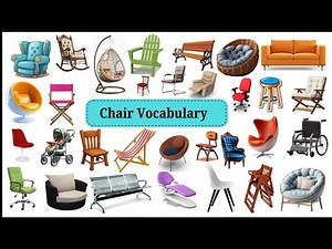 🪑✨Chair Vocabulary in English| Learn Types of Chair with Pictures| Chair Names | Learn English