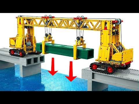 Bridge Girder Launching: LEGO Construction Machine That Makes Life Easier