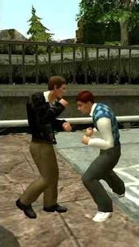 Bully AE, Johnny vs Bif #gaming #rockstargames #bully