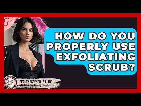 How Do You Properly Use Exfoliating Scrub? - Beauty Essentials Guide