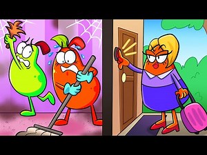 Parents Visit My House! 🍐 Family Stories by Pear Couple