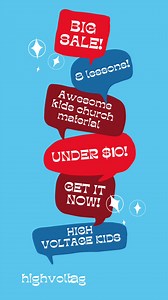 HUGE SALE! “I’m In Trouble!” an 8-lesson series is on sale for only $7!! You won’t see prices like this again! Get it today! LIMITED TIME ONLY! Elementary: $9 Preschool: $7 BOTH: $14 https://highvoltagekids.com/im-in-trouble-offer/ | High Voltage Kids Ministry Resources