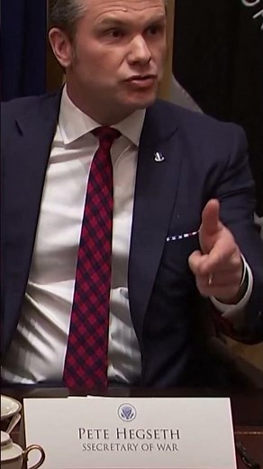 Pete Hegseth's nameplate at the Cabinet meeting was misspelled