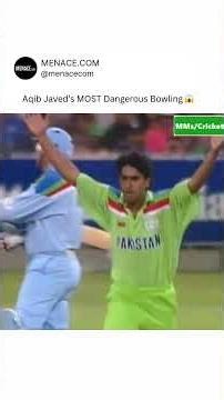Aqib Javed’s MOST Dangerous Bowling 😱 1992 World Cup Final vs England | Melbourne