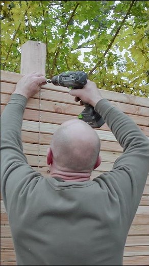 Schon PrOBIert? Sichtschutz bauen 👓 #shorts #obi