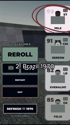 Build a soccer squad teams with good players. #roblox #buildasoccersquad build a soccer squad.