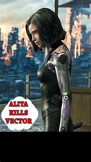 Alita kills Vector ⚔️☠️⚔️ #shorts