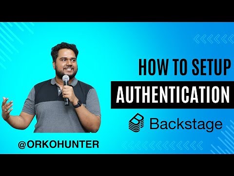 How to Setup Authentication in Backstage (Custom Sign In Resolver) - Backstage with OrkoHunter