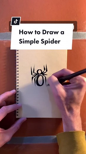 How to Draw a Minimalistic Spider: Easy Tutorial