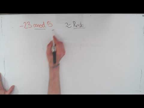 Cálculo de Módulos | -23 mod 5 | Aritmética Modular