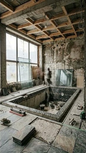 Indoor Pool Transformation 😍🏊‍♂️ #shorts