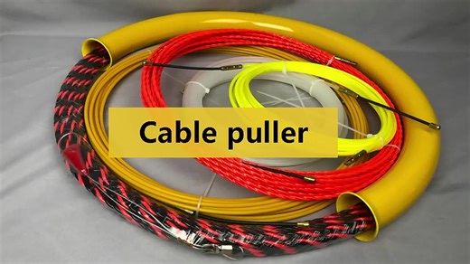 Electric Wire Cable Puller Threader Electrician Electrical Plumber Fish Tape Pull Push Kit Fish Tape Nylon Cable Push Puller